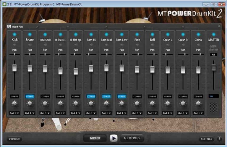 input midi into mt power drumkit 2